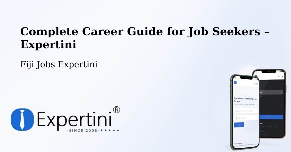 Career Guide for Job Seekers – Nadi - Nadi, Fiji Jobs Expertini