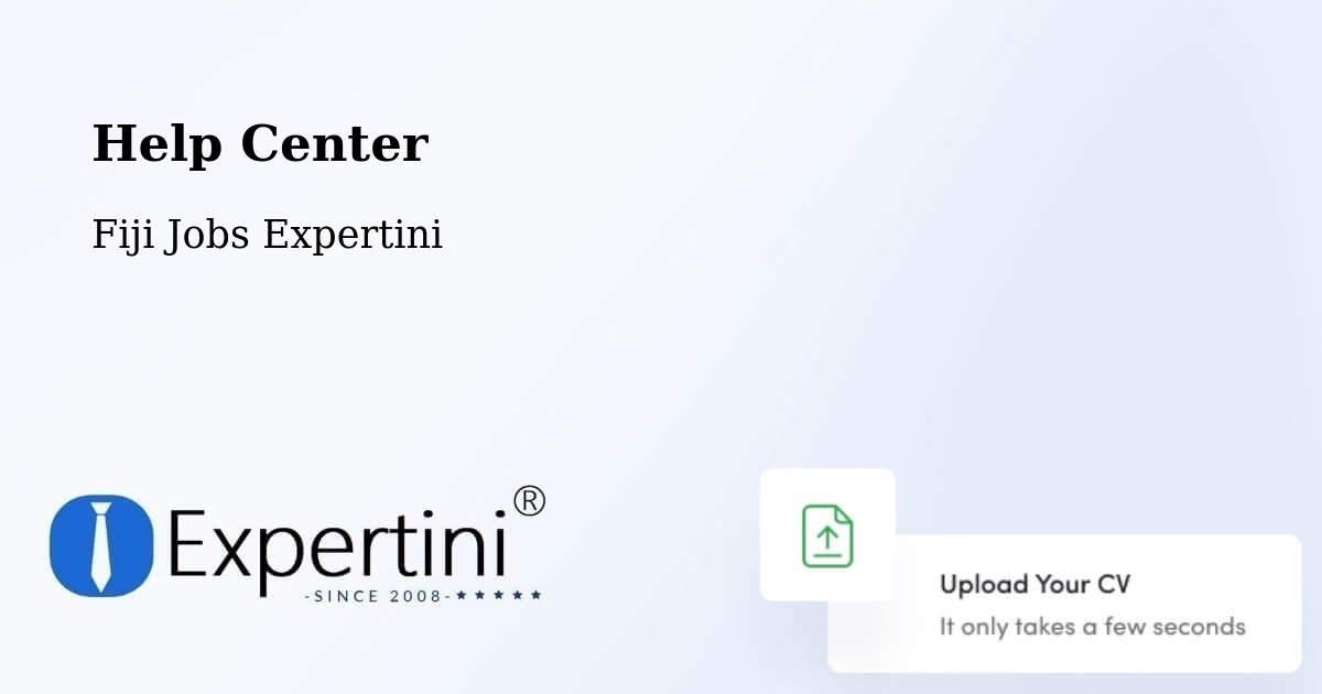 Help Center – Nadi - Fiji Jobs Expertini